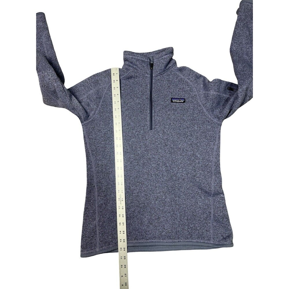 Patagonia Women’s Better Sweater 1/4 Zip Fleece Pullover Sz. M Light Purple - Picture 4 of 7